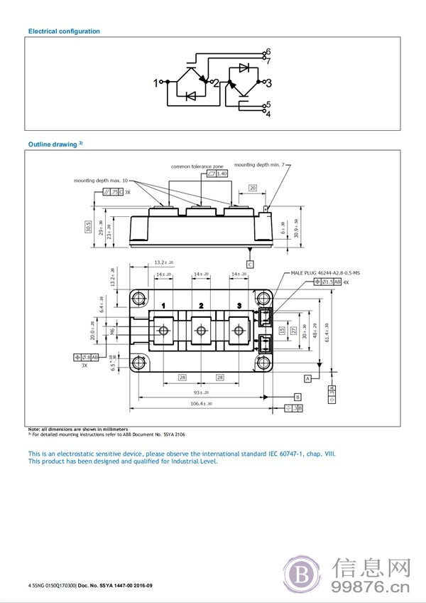 5SNG 0150Q170300—ABB IGBT模块